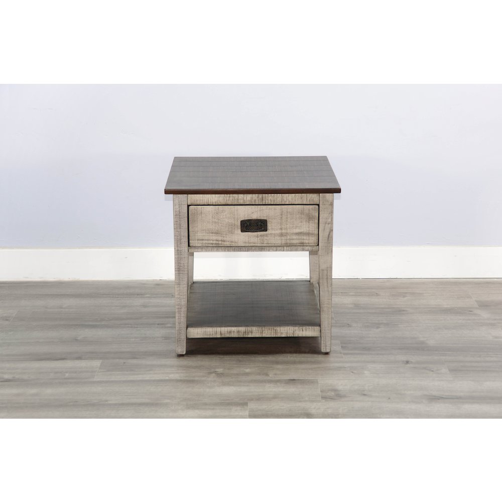 End Table, Tobacco Leaf/Alpine Grey. Picture 5