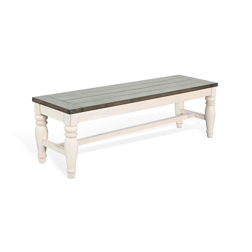 Pasadena Bench with Mindi Veneer Seat. Picture 1
