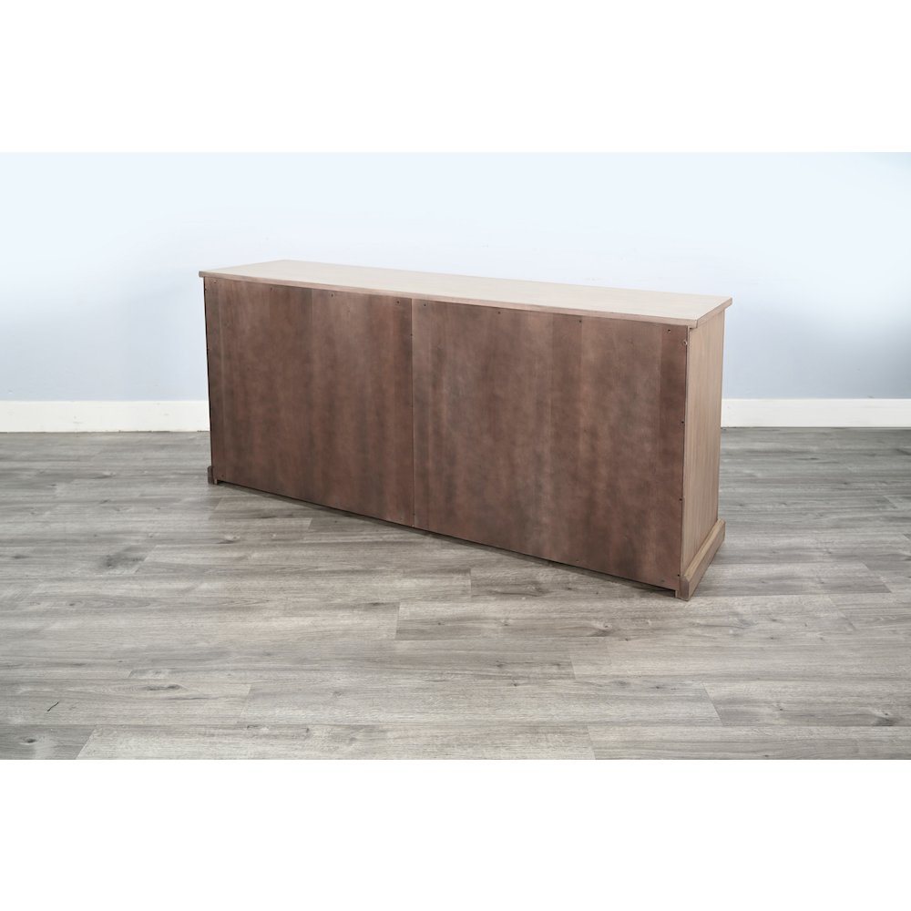 Elena Modern Wood Display Cabinet with Arched Glass Doors. Picture 6
