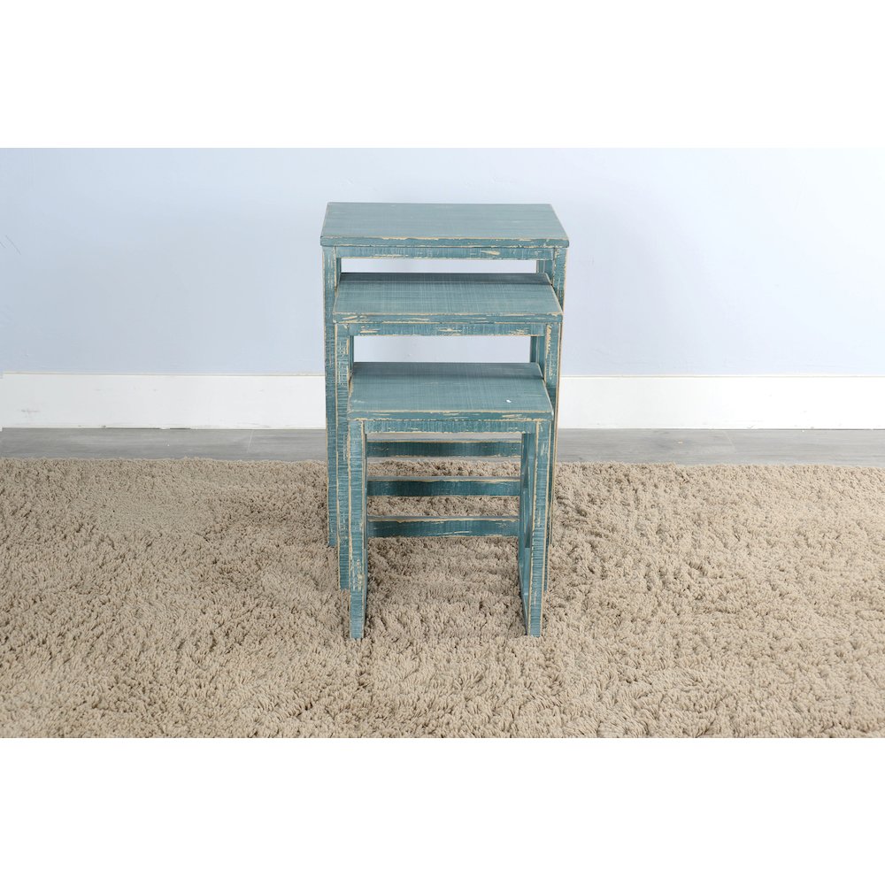 Sea Grass Nesting Table. Picture 3