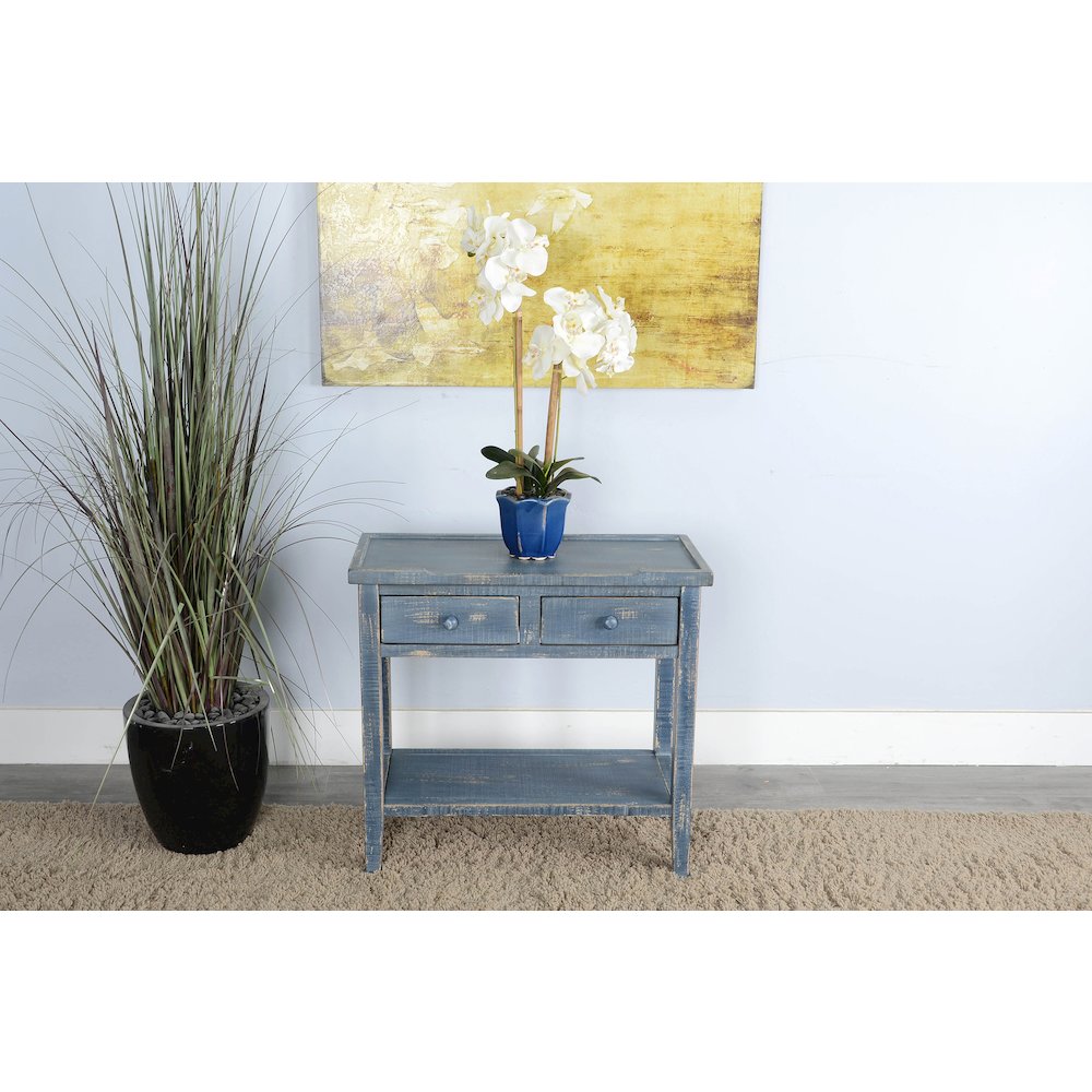 Ocean Blue Side Table. Picture 2