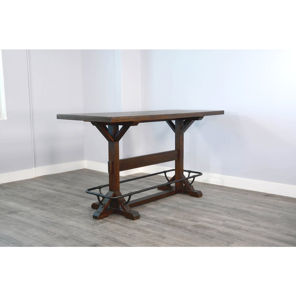 Homestead Rectangular Pub Table Set. Picture 5