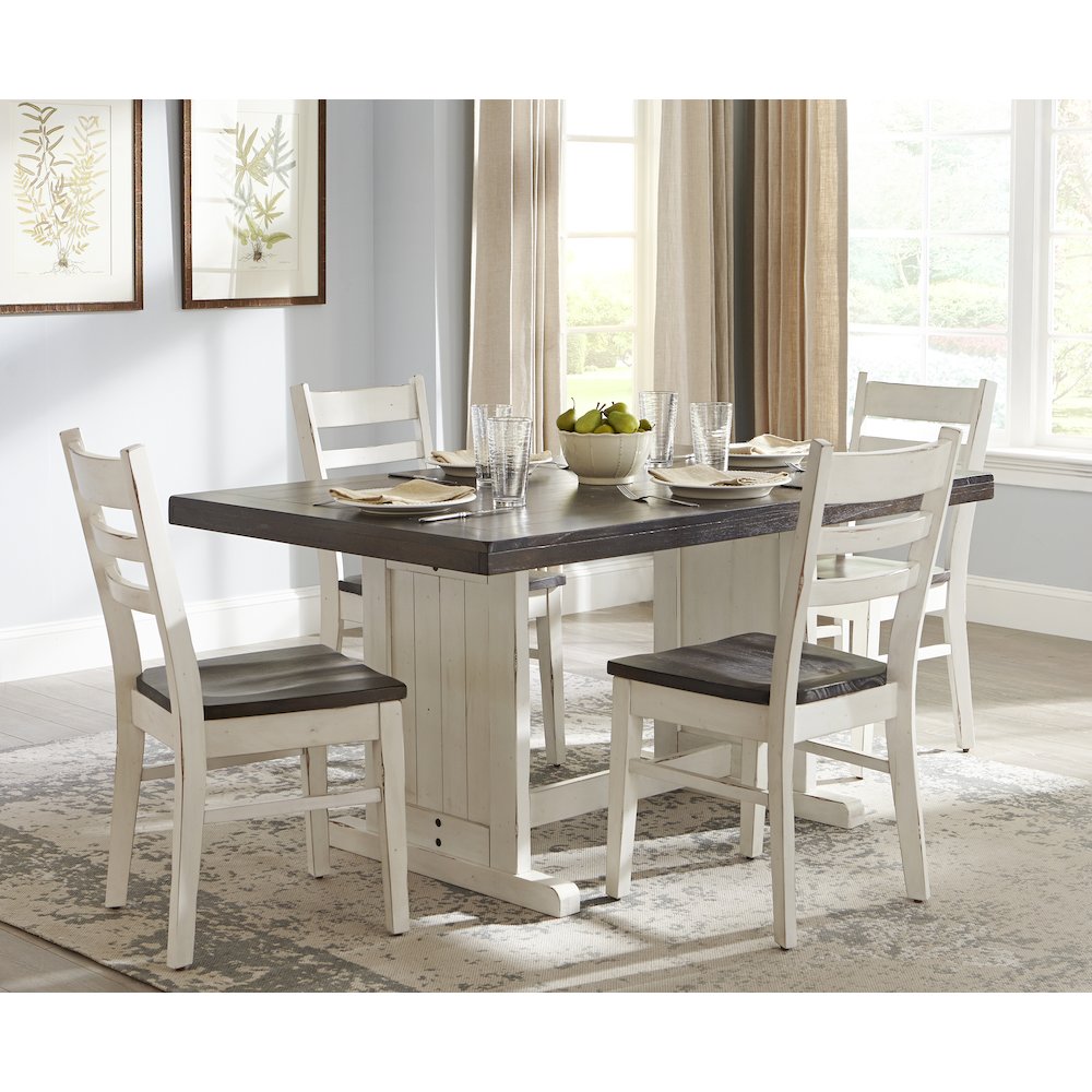 Rectangular Wood Dining Table. Picture 2