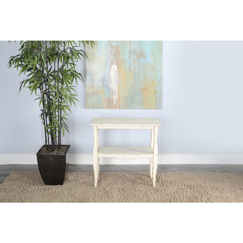 White Sand Side Table. Picture 2