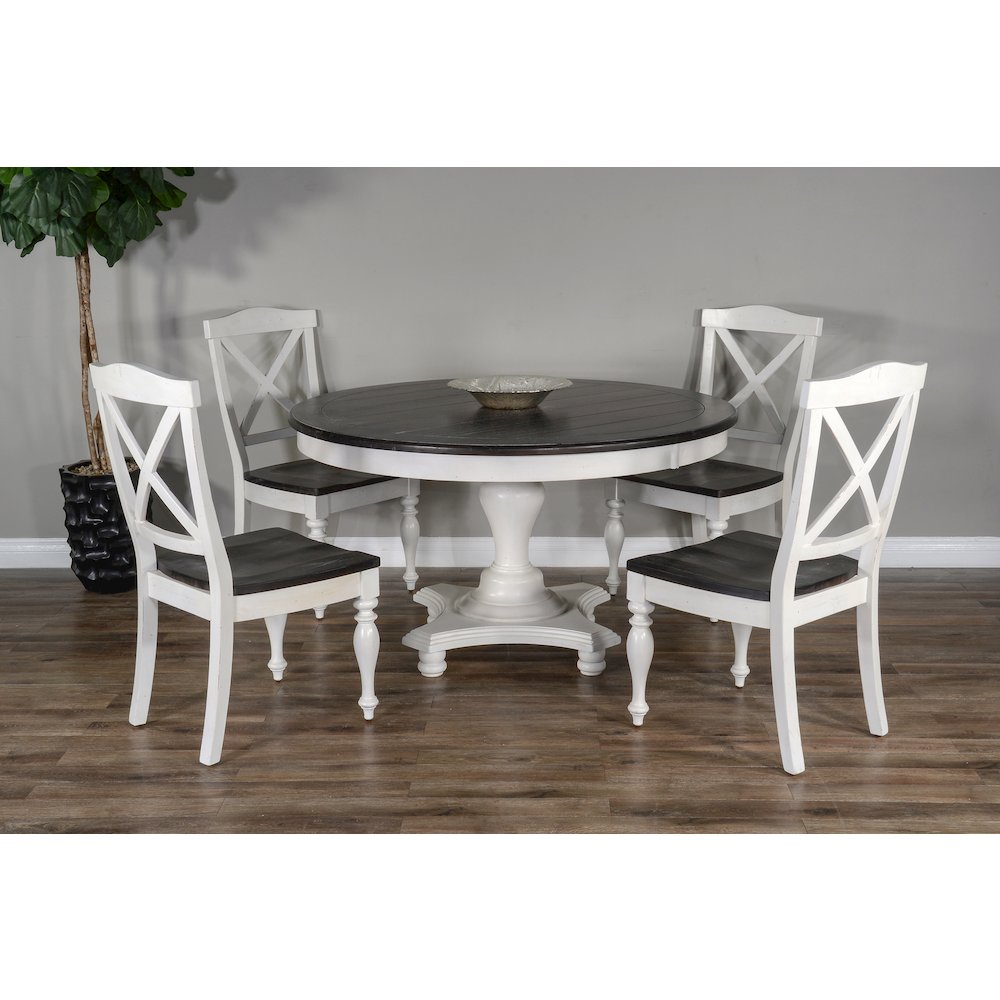 Wood Carriage House X-Back Dining Chair (Set of 2). Picture 2