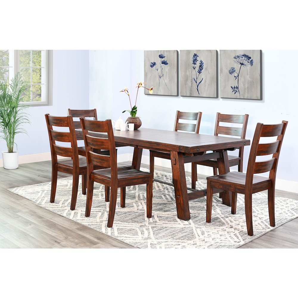 Extension Dining Set with Turnbuckle. Picture 2