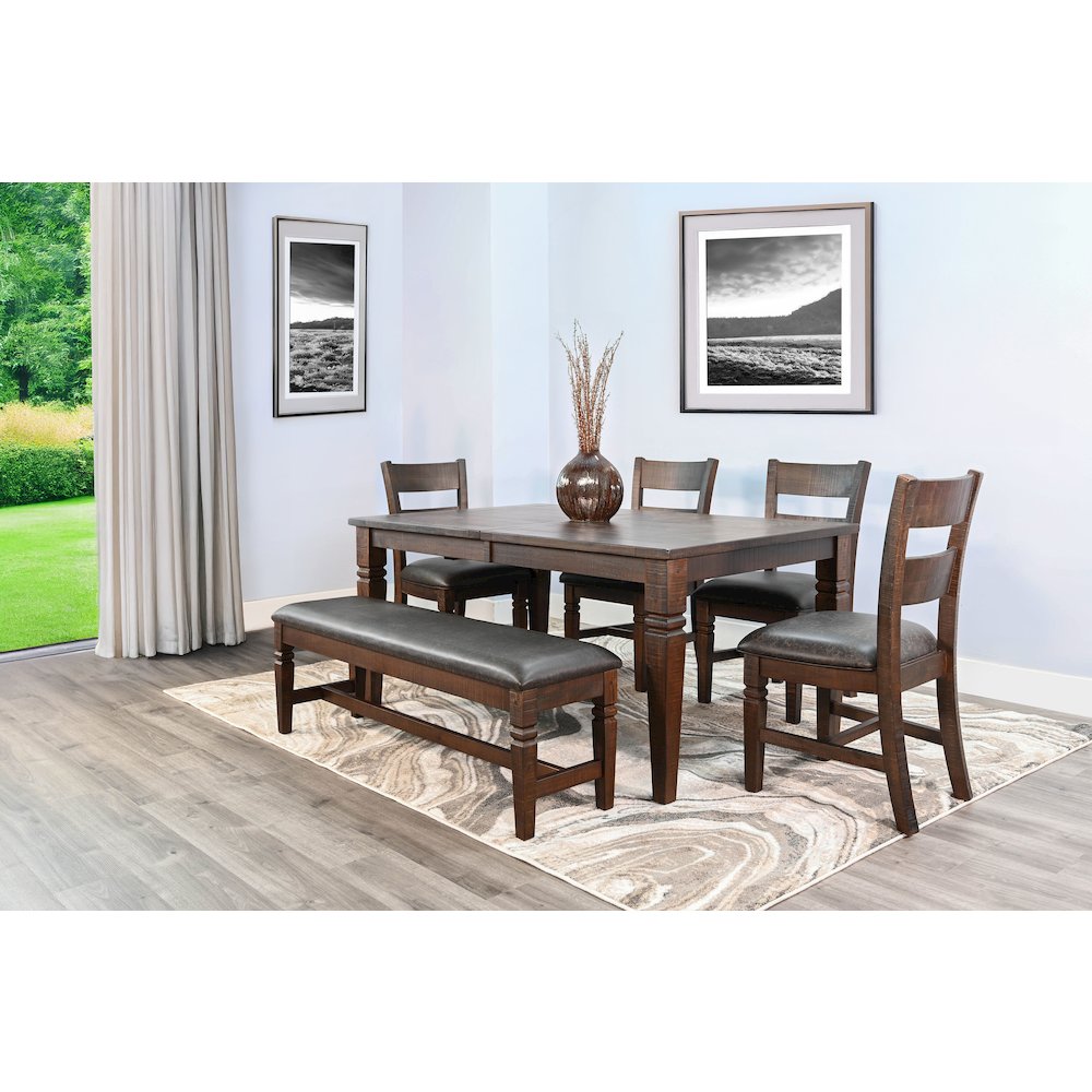 Extension Dining Set with Butterfly Leaf. Picture 2