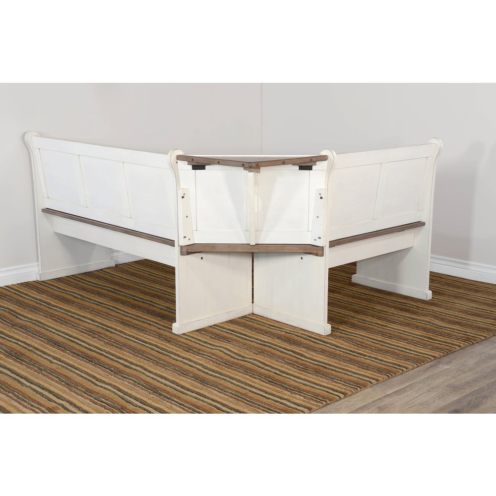 Wood Breakfast Nook Dining Set. Picture 4