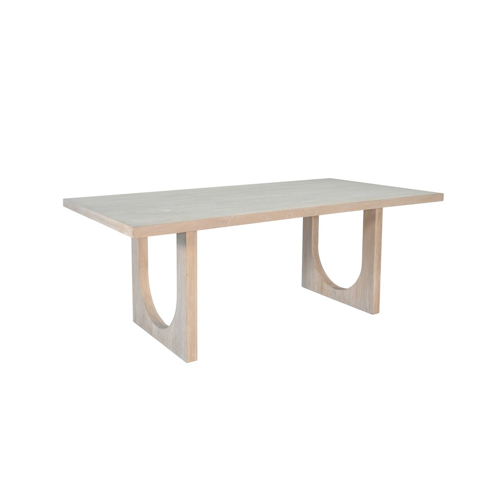 Liz Arched Leg Dining Table. Picture 1