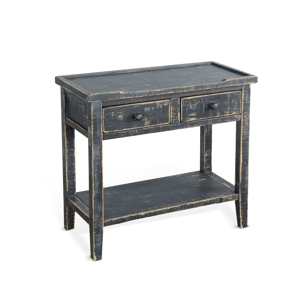 Black Sand Side Table. Picture 1