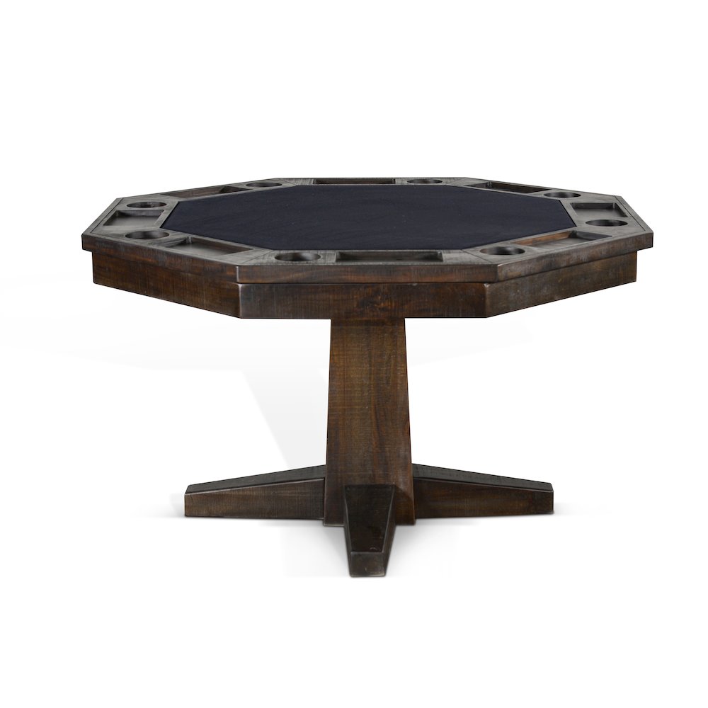 Reversible Game and Dining Poker Table. Picture 1