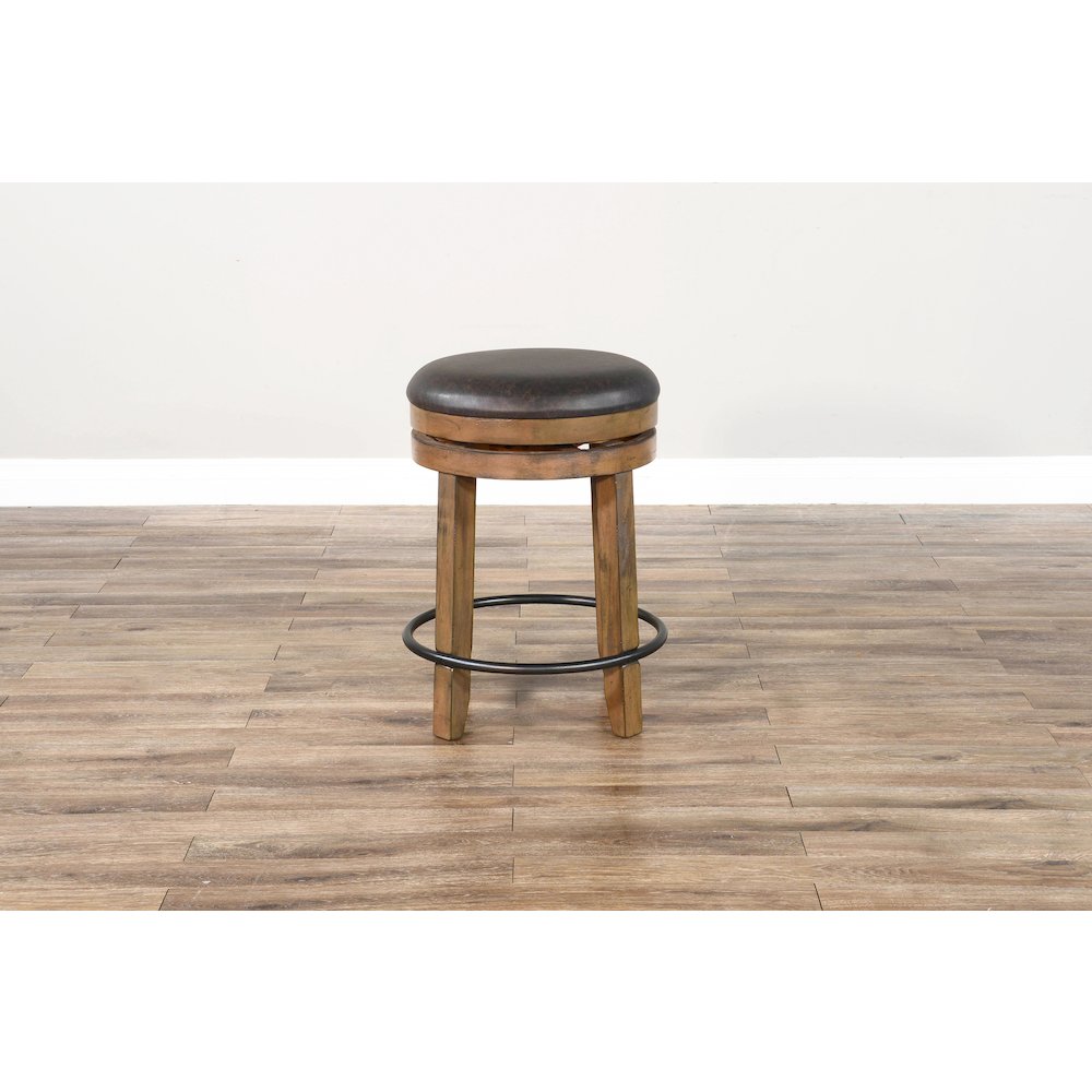 Counter Swivel Stool, Cushion Seat (Set of 2). Picture 3
