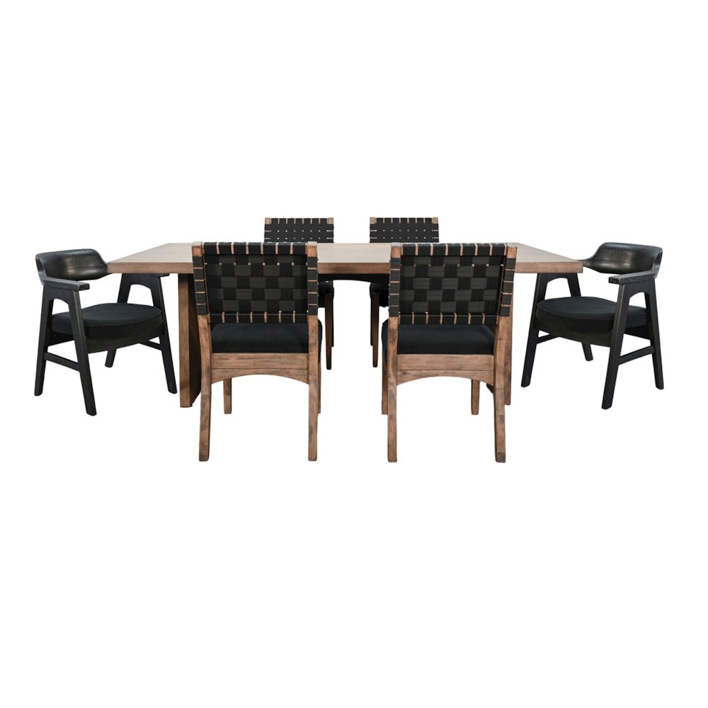Modern Rectangular Arch Dining Set. Picture 1