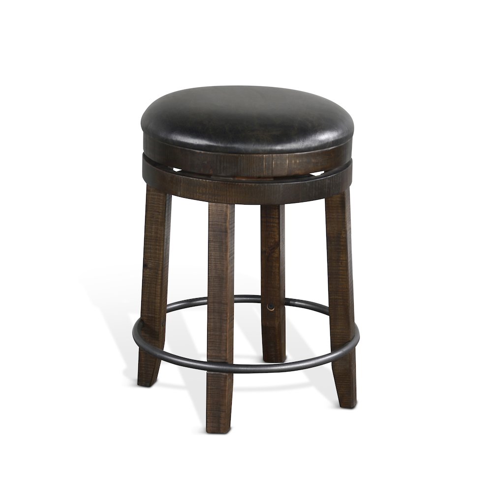 Counter Swivel Stool, Cushion Seat (Set of 2). Picture 1