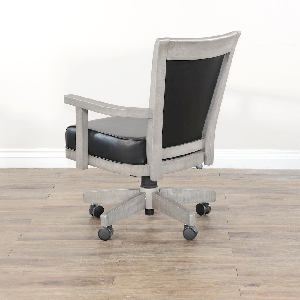 Game Chair with Casters, Cushion Seat & Back. Picture 5