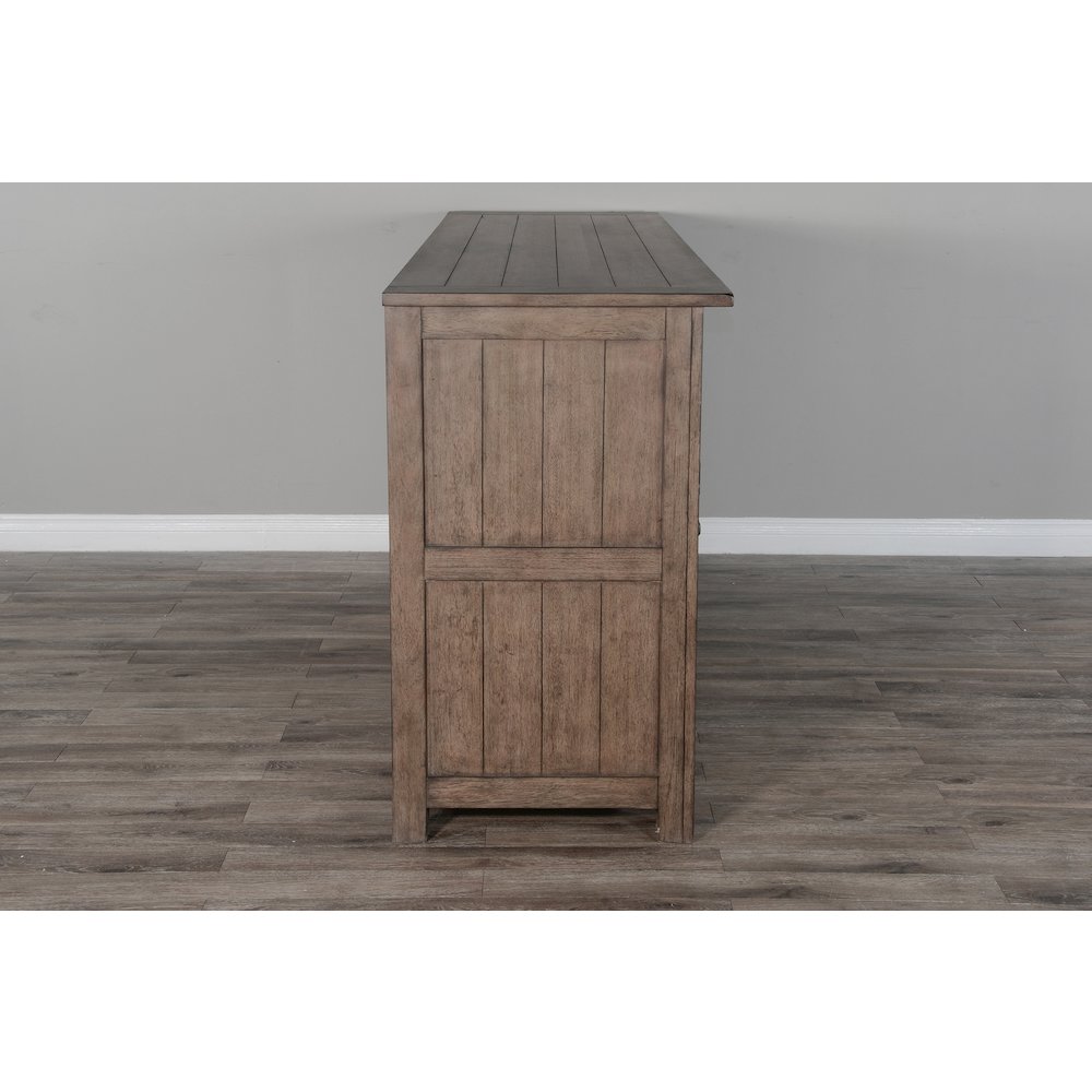 80" Transitional Wood Buffet. Picture 4