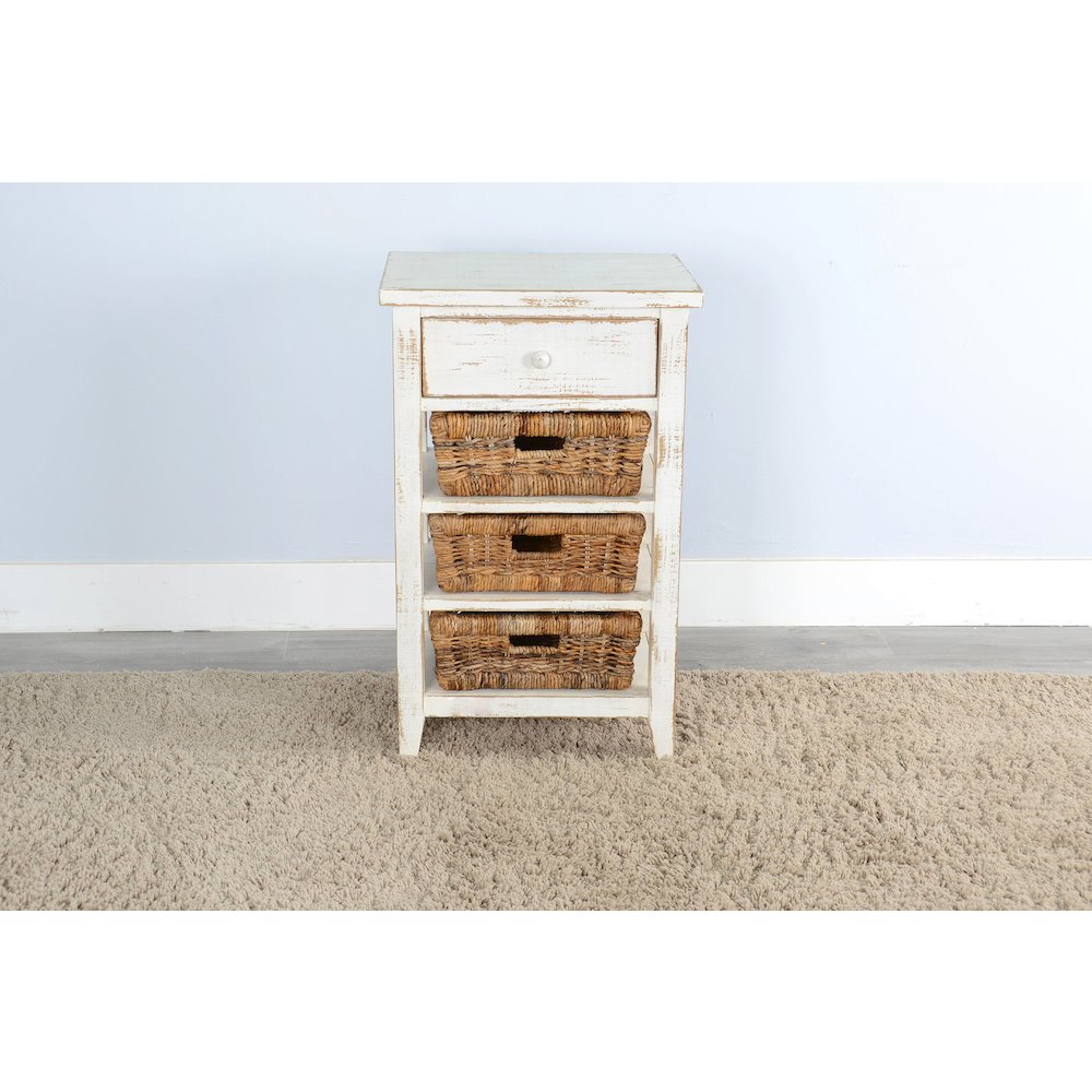 White Sand Storage Table. Picture 3