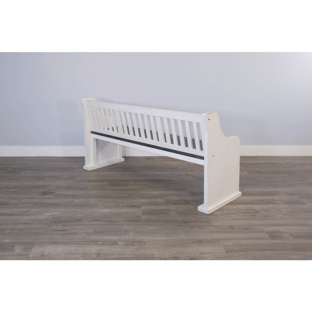 Carriage House Bench with Back. Picture 4
