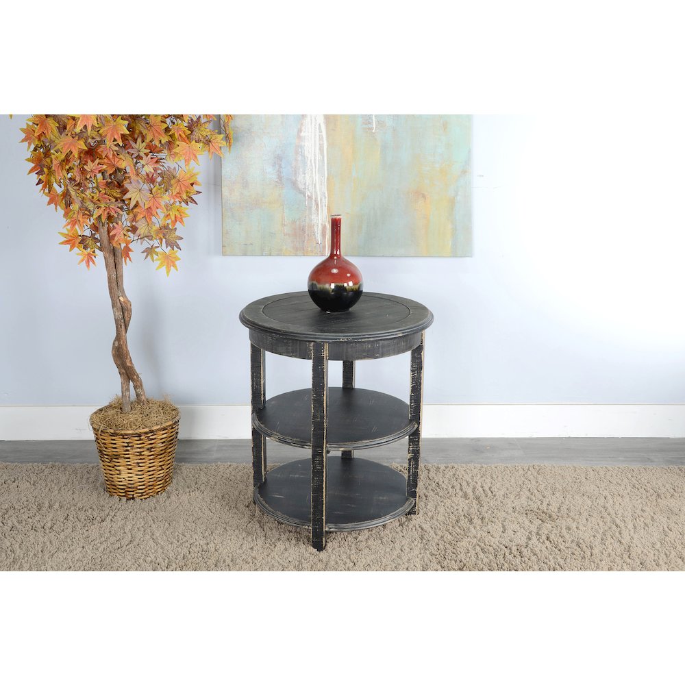 Black Sand Side Table. Picture 2