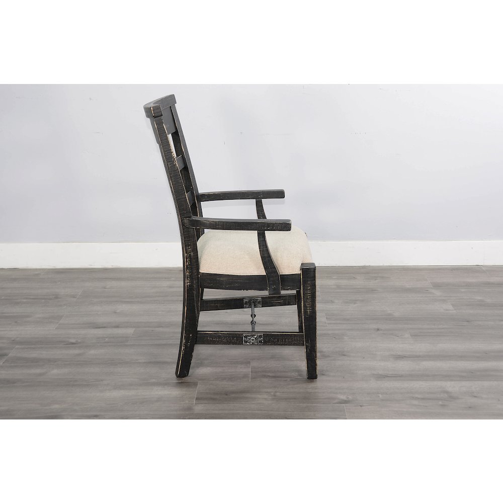Wood Arm Dining Chair (Set of 2). Picture 5