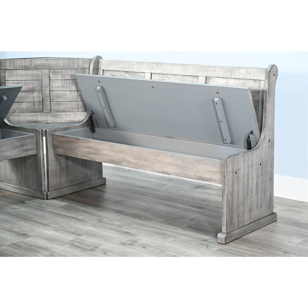 Wood Breakfast Nook Dining Set. Picture 6
