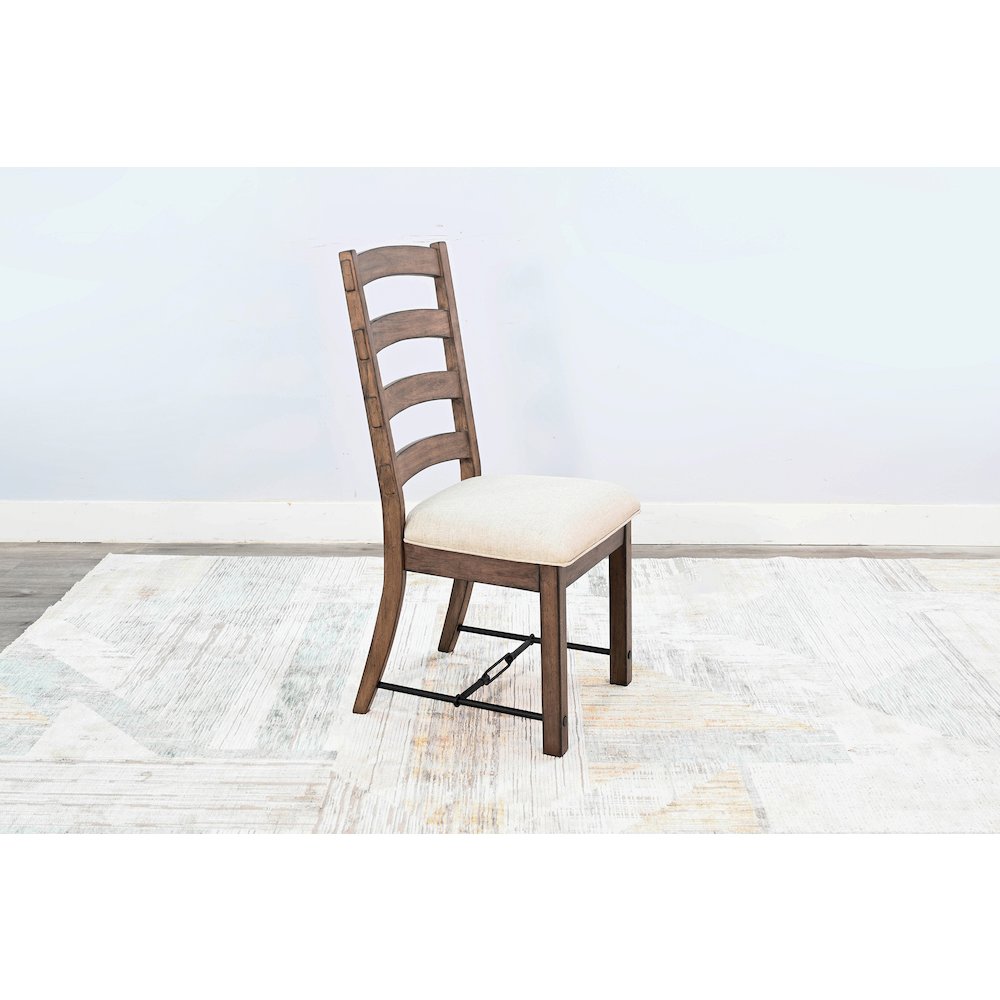 Yellowstone Ladderback Chair, Cushion Seat (Set of 2). Picture 3