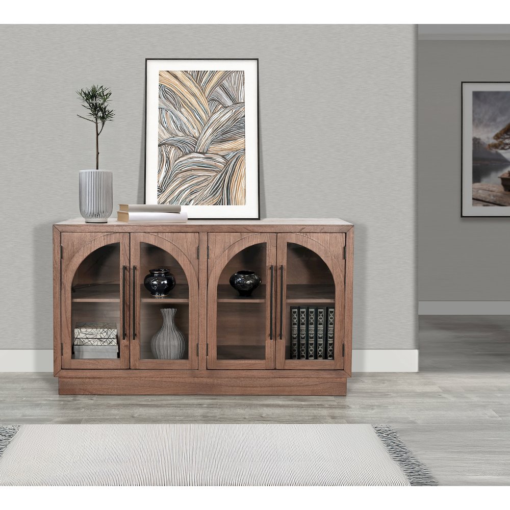 Double Arch Accent Cabinet. Picture 2