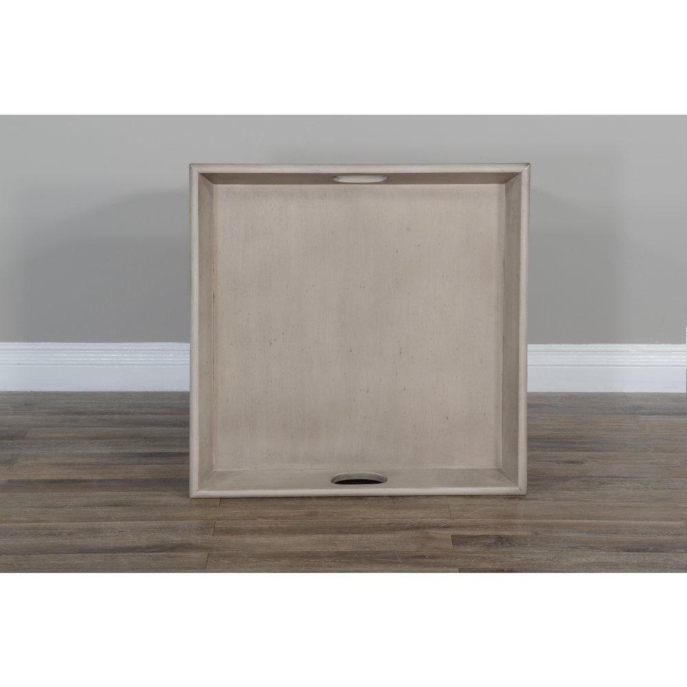 Westwood Taupe Ottoman Tray. Picture 2