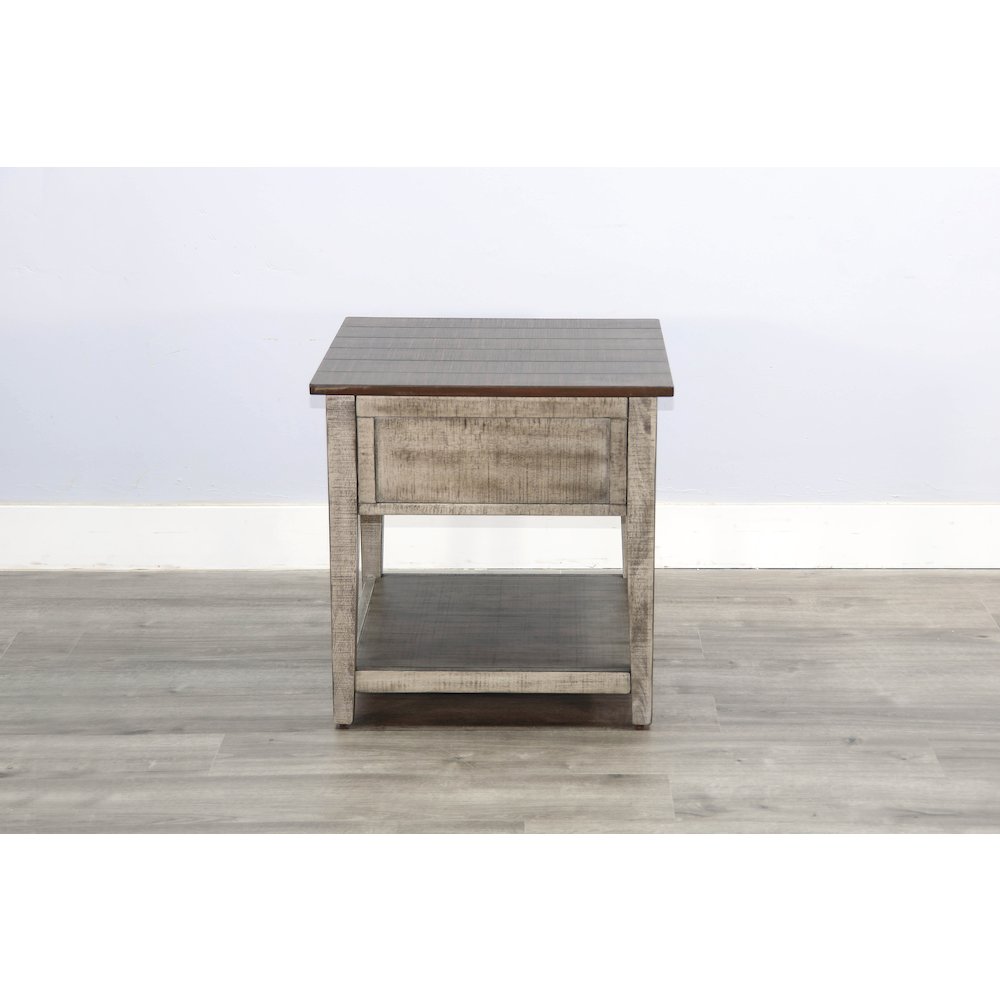 End Table, Tobacco Leaf/Alpine Grey. Picture 4