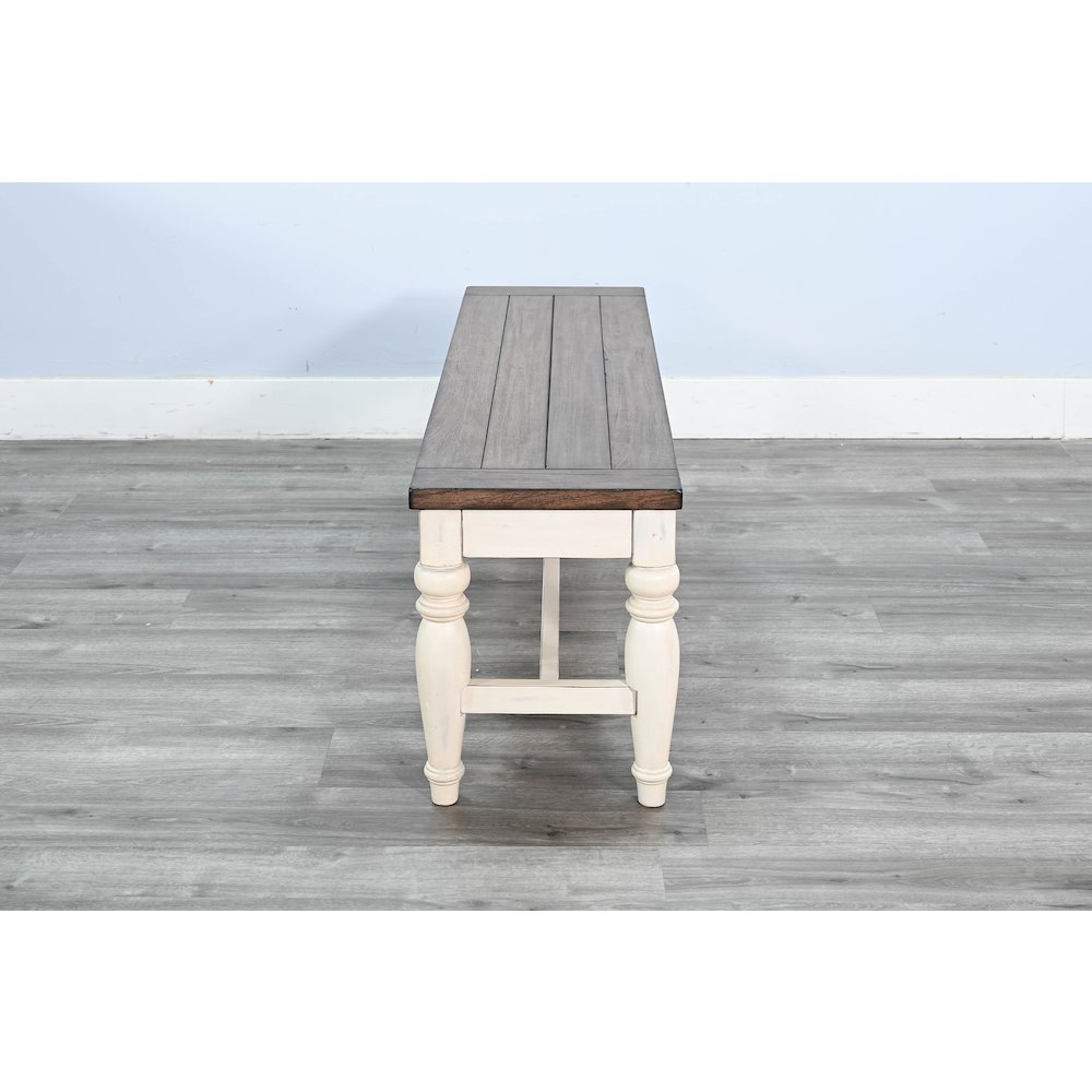 Pasadena Bench with Mindi Veneer Seat. Picture 3