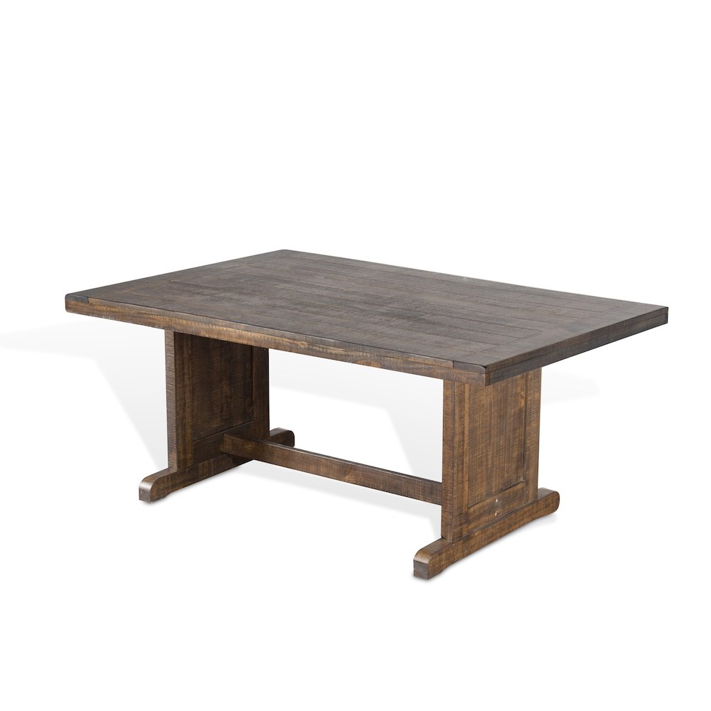 Rectangular Wood Dining Table. Picture 1