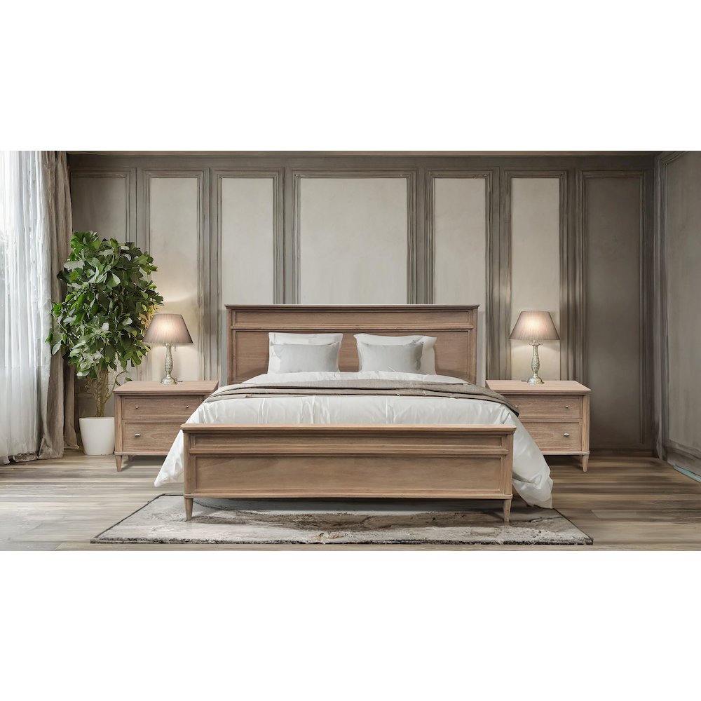 Kate Transitional Eastern King Bed. Picture 2