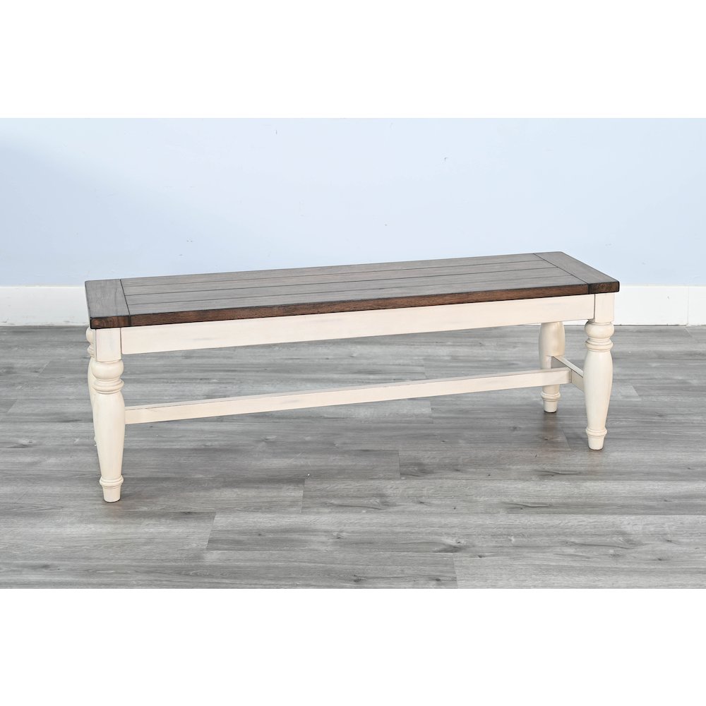 Pasadena Bench with Mindi Veneer Seat. Picture 2