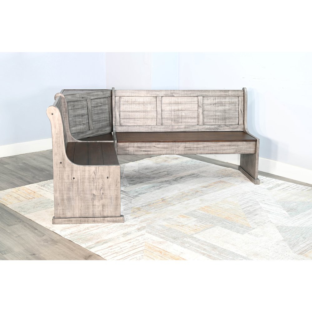 Wood Breakfast Nook Dining Set. Picture 4