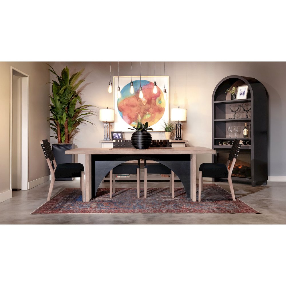 Modern Rectangular Arch Dining Table. Picture 2