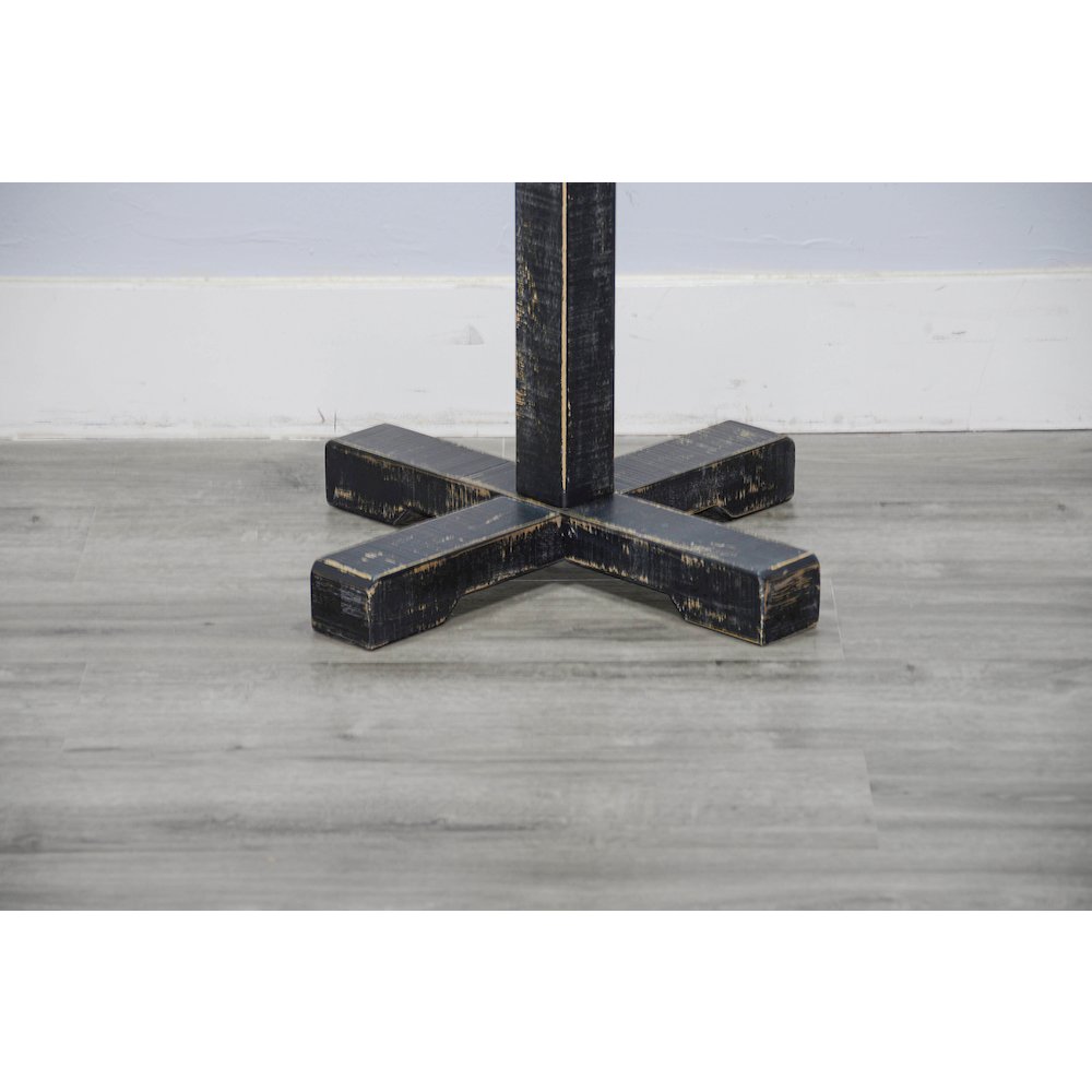 Traditional Solid Wood Hat Rack with 8-Prong Hooks. Picture 4