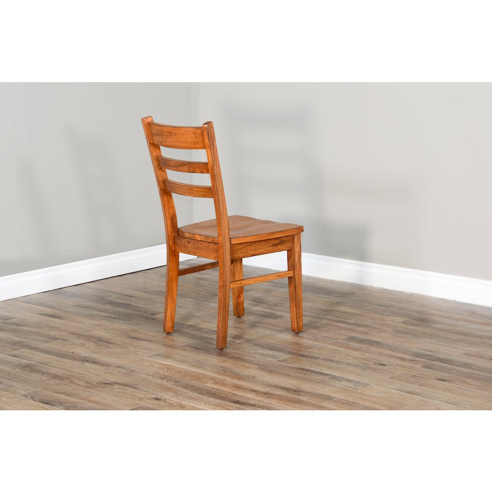 Sedona Ladderback Chair, Wood Seat (Set of 2). Picture 2