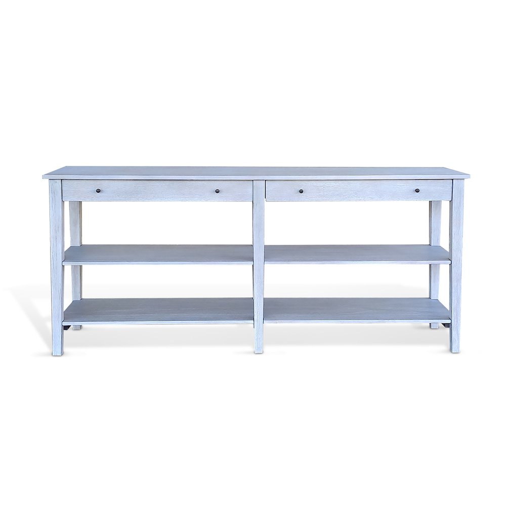 Wide Console Table, Light Grey. Picture 1