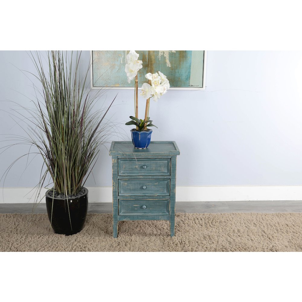 Marina End Table with Drawers. Picture 2