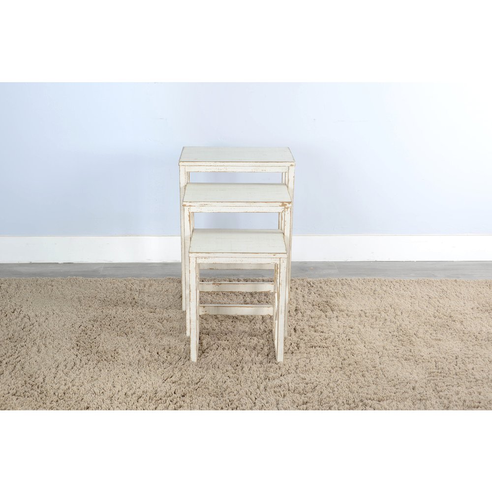 White Sand Nesting Table. Picture 3