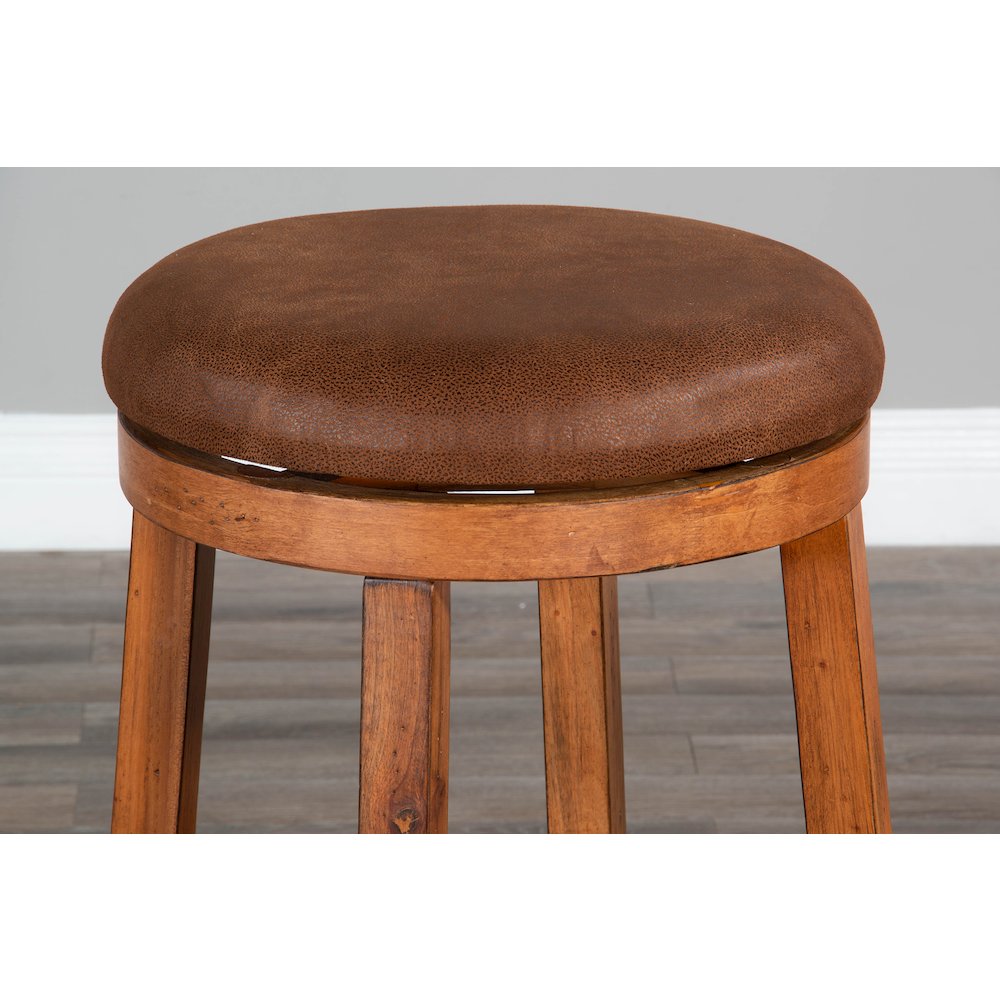 Counter Swivel Stool, Cushion Seat (Set of 2). Picture 5