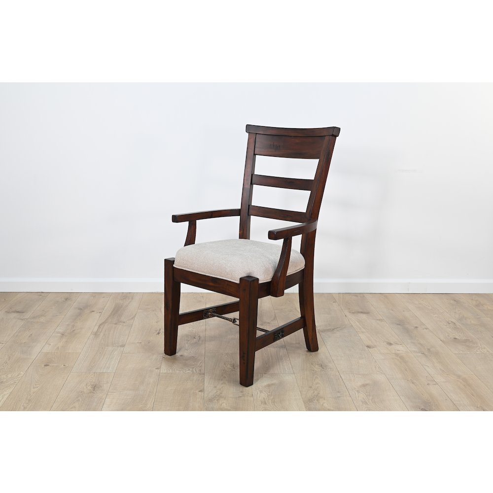 Tuscany Arm Chair, Cushion Seat (Set of 2), Vintage Mocha. Picture 5