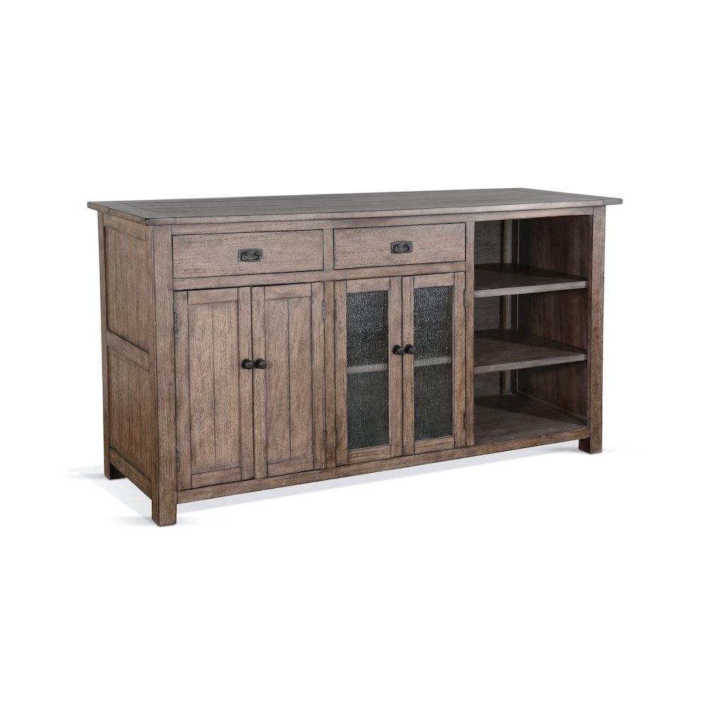80" Transitional Wood Buffet. Picture 1
