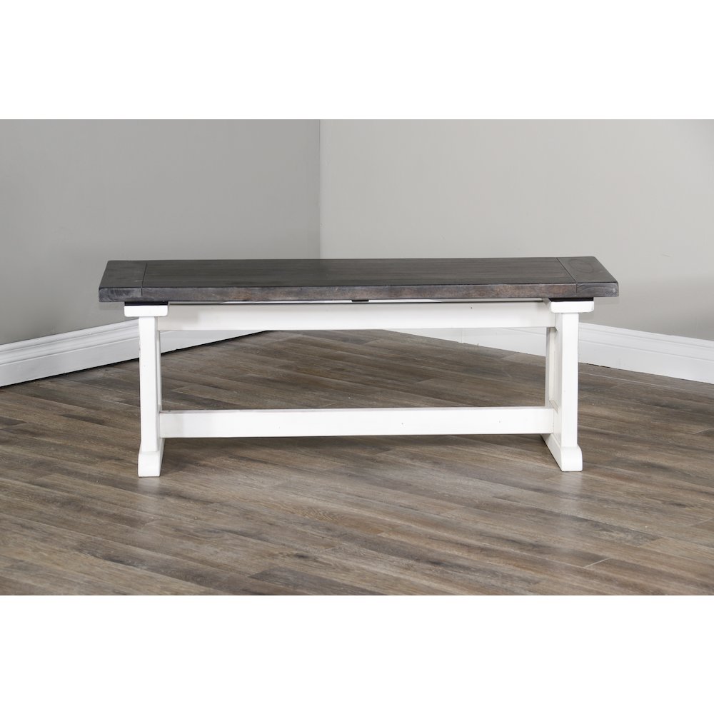 Wood Side Bench. Picture 2