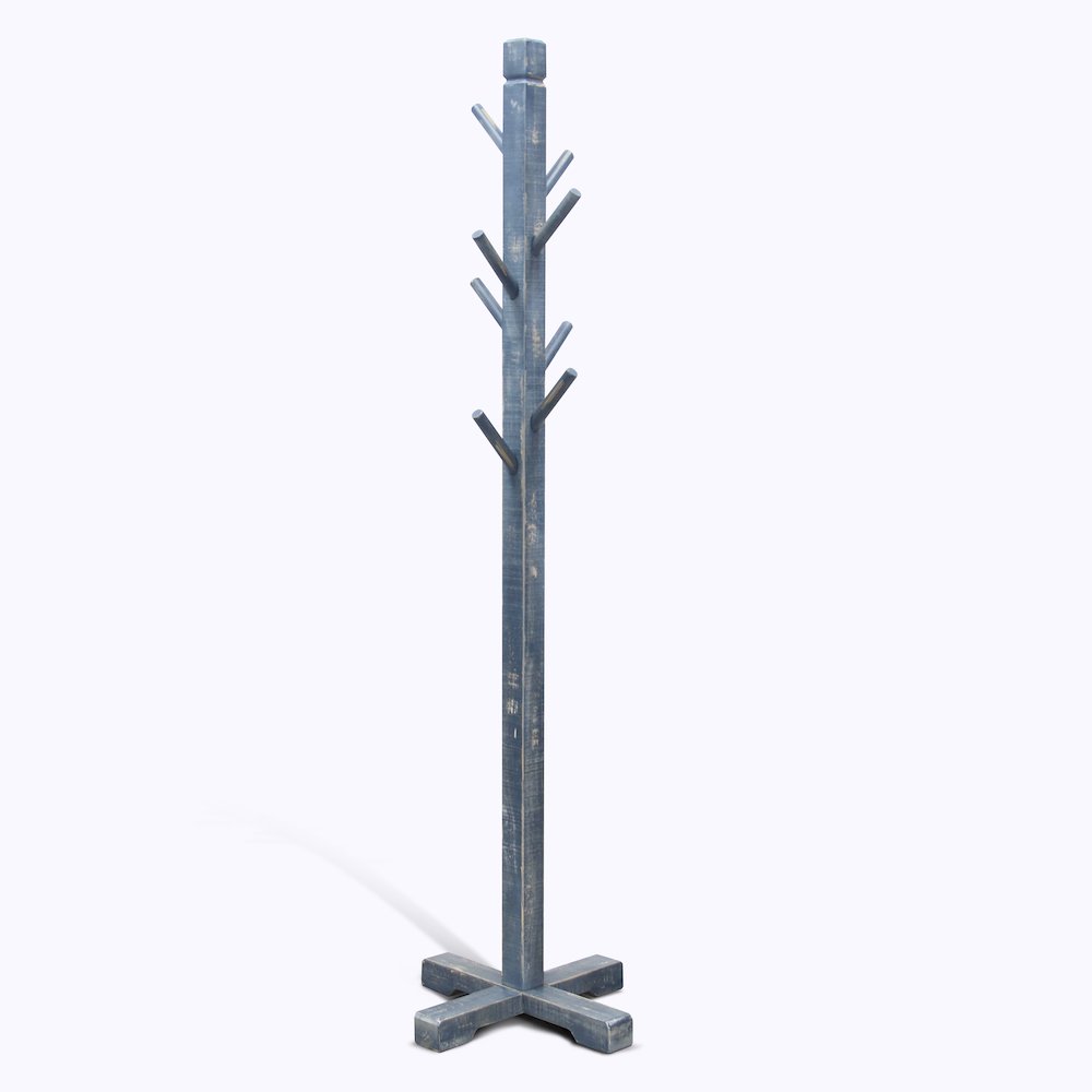 Traditional Solid Wood Hat Rack with 8-Prong Hooks. Picture 1