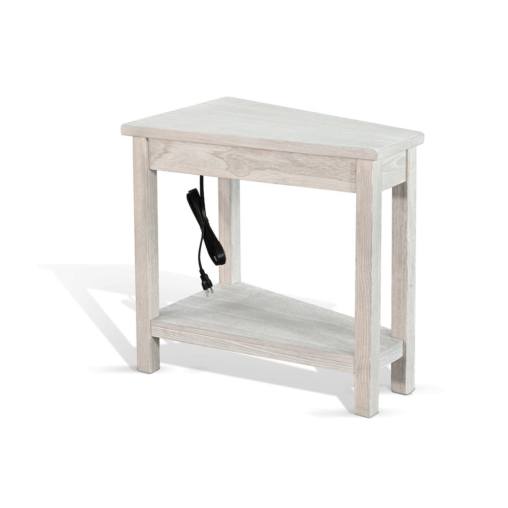 Chair Side Table with Power Strip. Picture 1