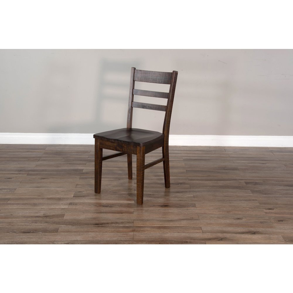 Ladderback Chair, Wood Seat (Set of 2). Picture 5