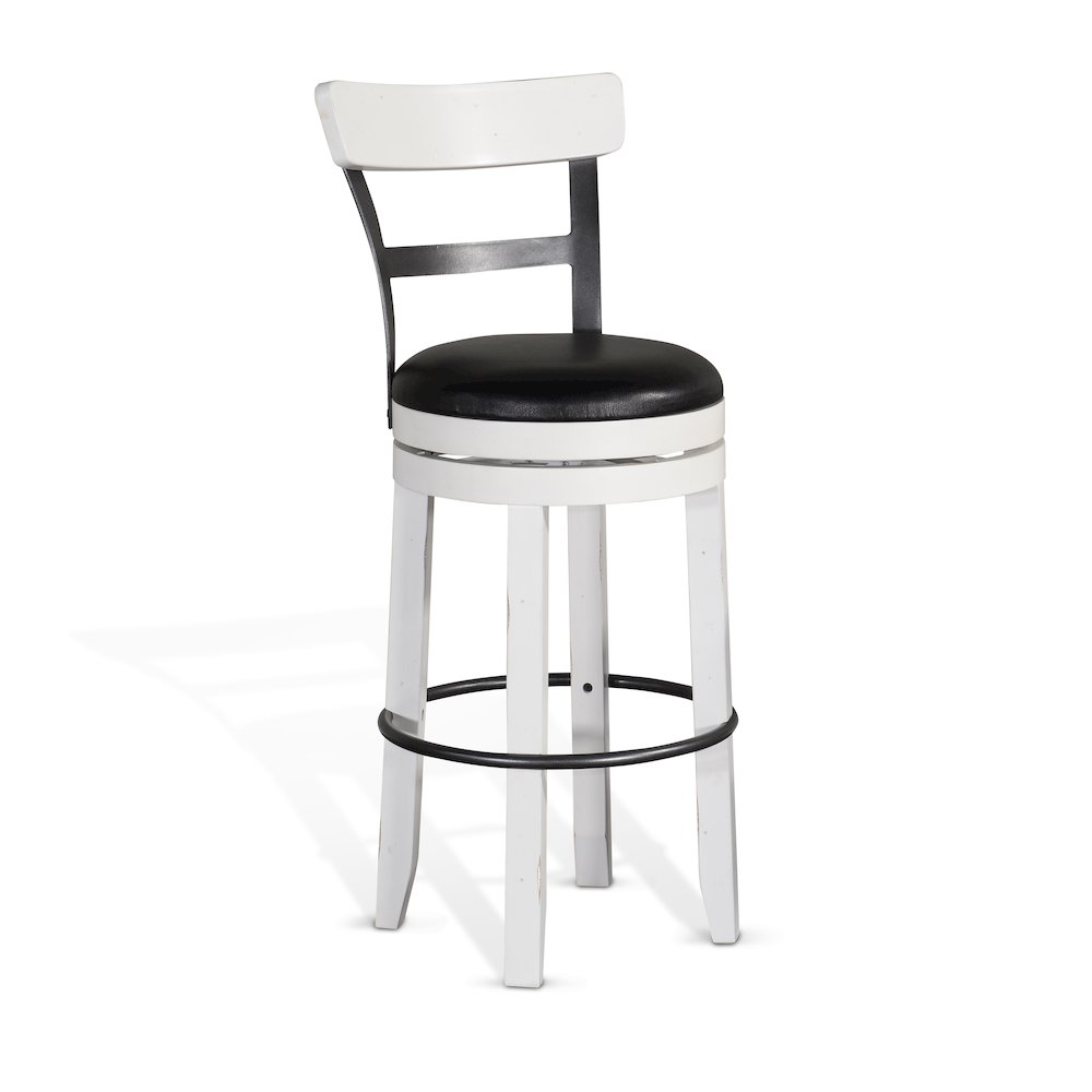 Industrial Swivel Barstool (Set of 2). Picture 1