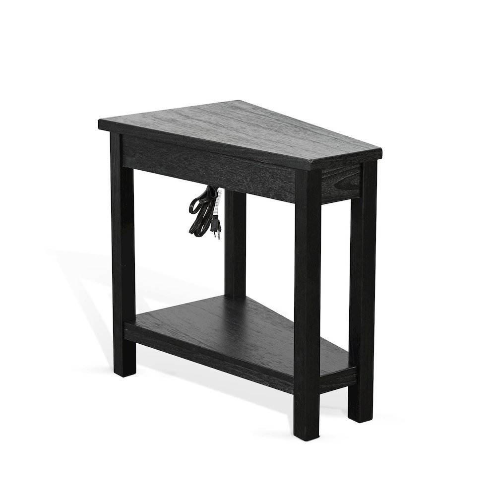 Chair Side Table with Power Strip. Picture 2