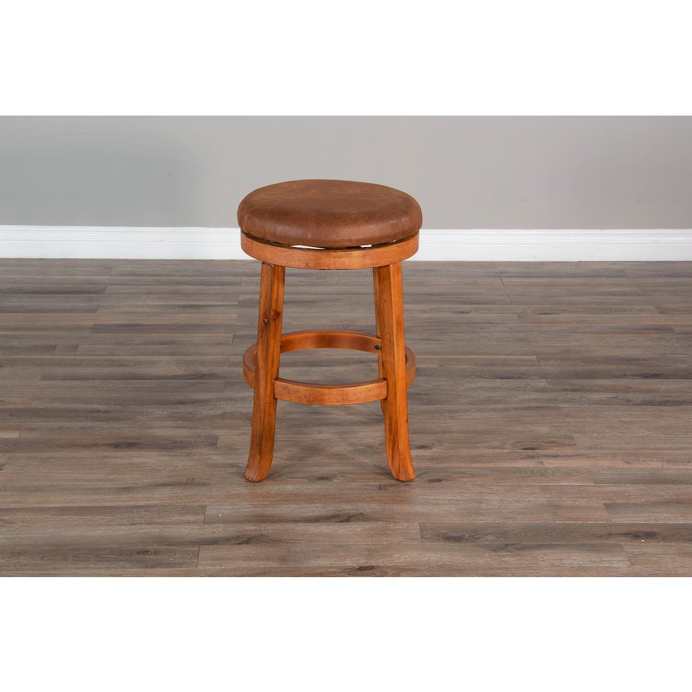 Counter Swivel Stool, Cushion Seat (Set of 2). Picture 4
